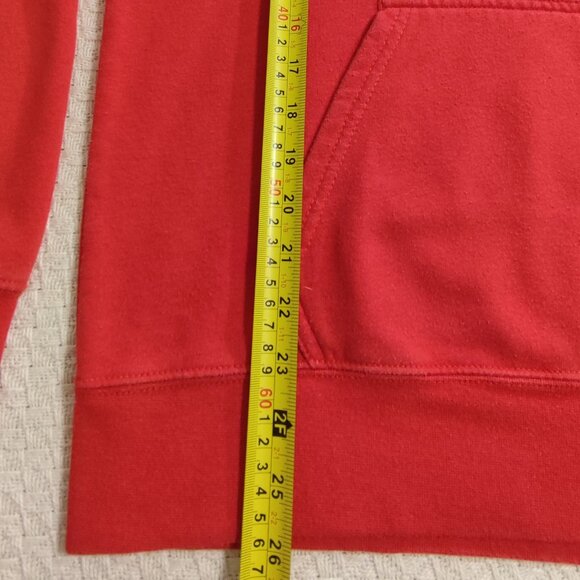 THE NORTH FACE Men’s Fleece Pullover Hoodie Sweatshirt Small Red Heavyweight - Picture 5 of 7